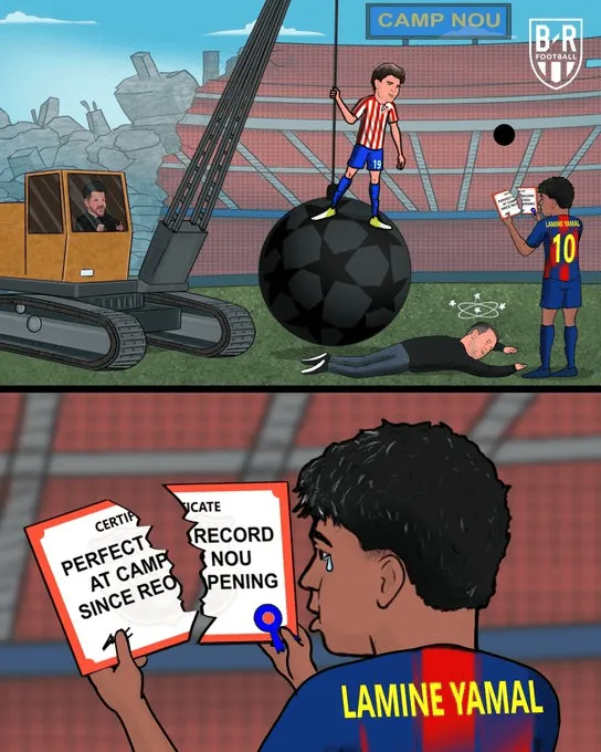 乐鱼官网-巴萨0-2马竞全场数据：射门数18-5，控球率58%-42%